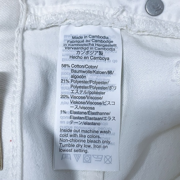 MADEWELL 9" Mid-Rise Skinny Jeans in Pure White - Picture 8 of 9